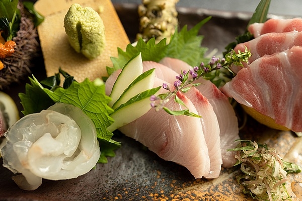 Japanese Sashimi at Cubé Mayfair